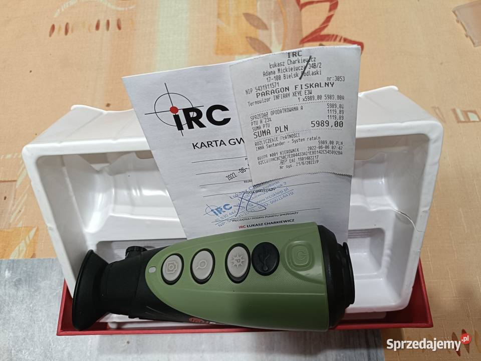 Kamera termowizyjna termowizor infiray E3W Radomsko