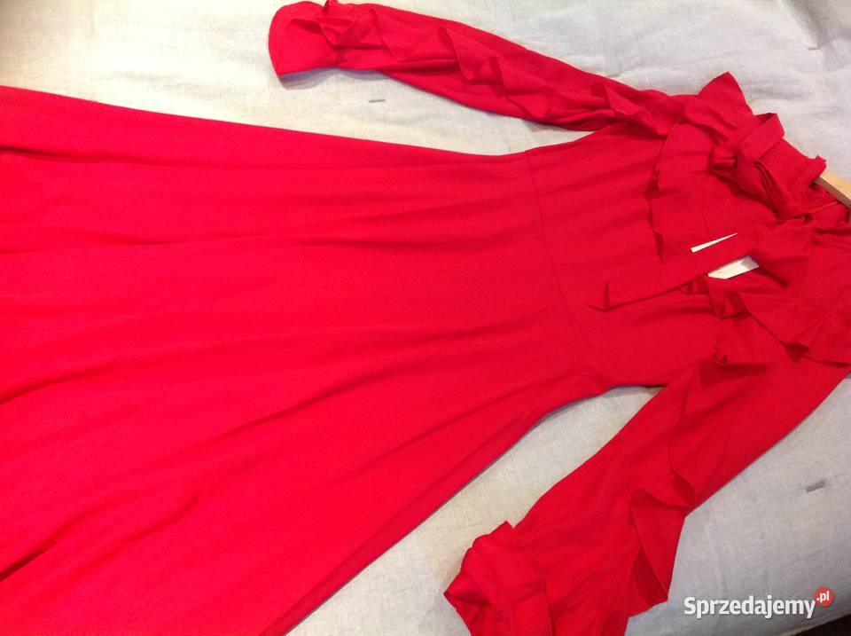 Sukienka Czerwona Damska JOVONNA London XS NOWA Spódnice i sukienki Nowa Sól