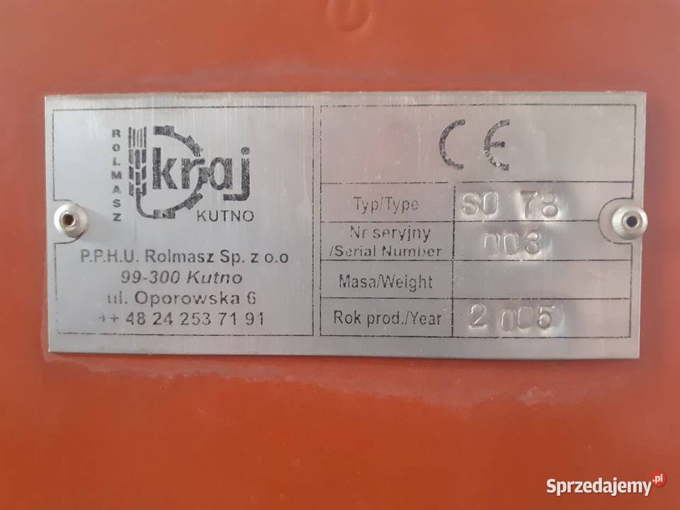 Siewnik Polonez 3 m Unia Poznaniak nieuszkodzony Chałupki Dębniańskie