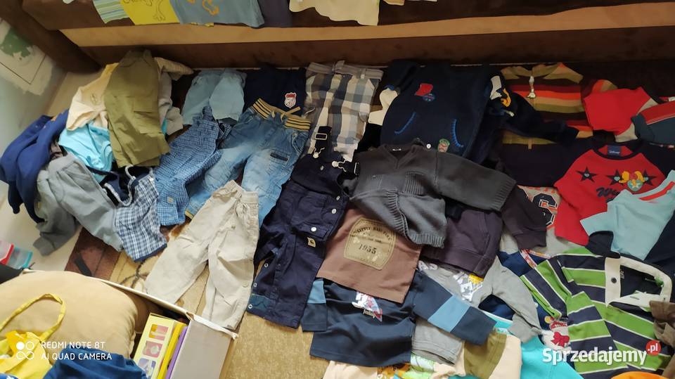 ubrania chłopięce paka ubrań noworodka do 128 Bluzki, koszulki i kaftaniki Poznań