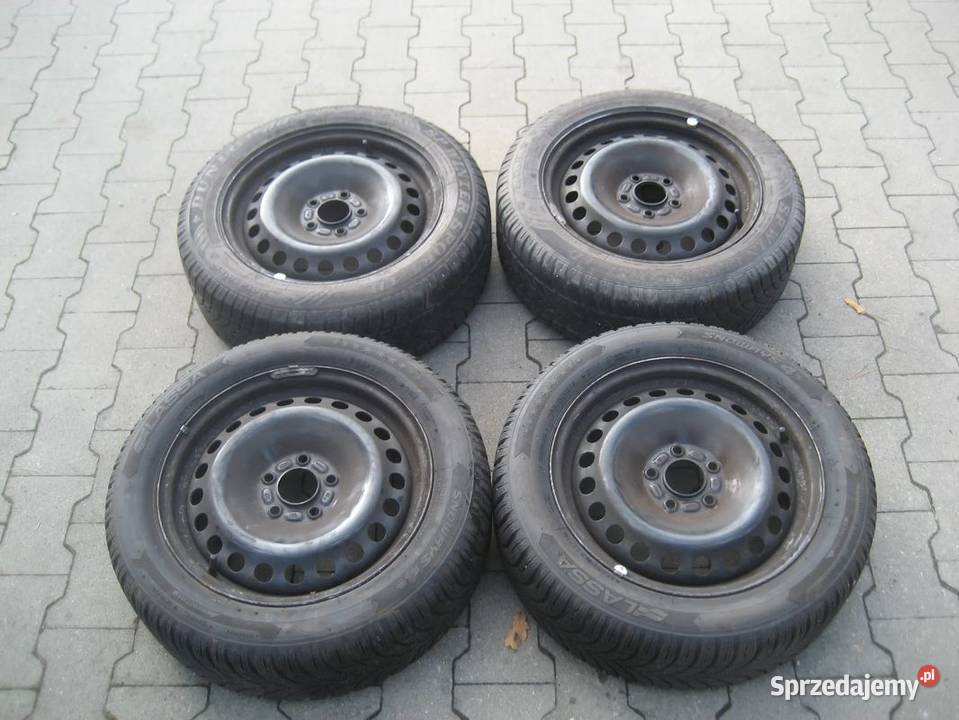 volvo v50 s40 felgi opony zimowe 16x65 et 525 wielkopolskie Rakoniewice