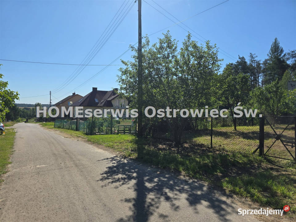 Grunt 2600m2 Ćmielów asfalt
