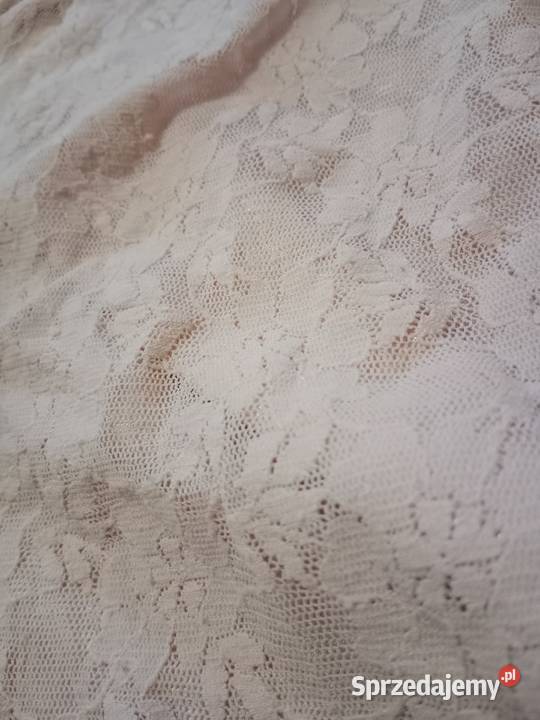 Koszulka tiulowa z kwiatami Bluzki i koszule