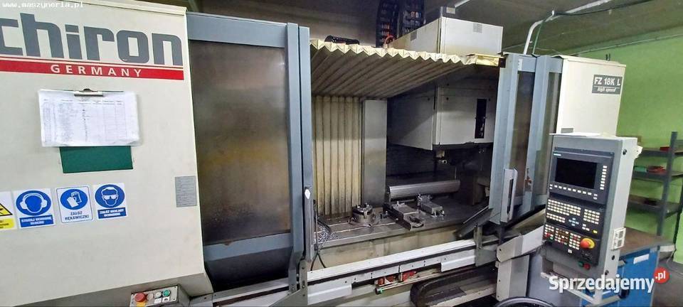 Centrum obróbcze CNC CHIRON FZ 18 KL dolnośląskie Jelenia Góra sprzedam