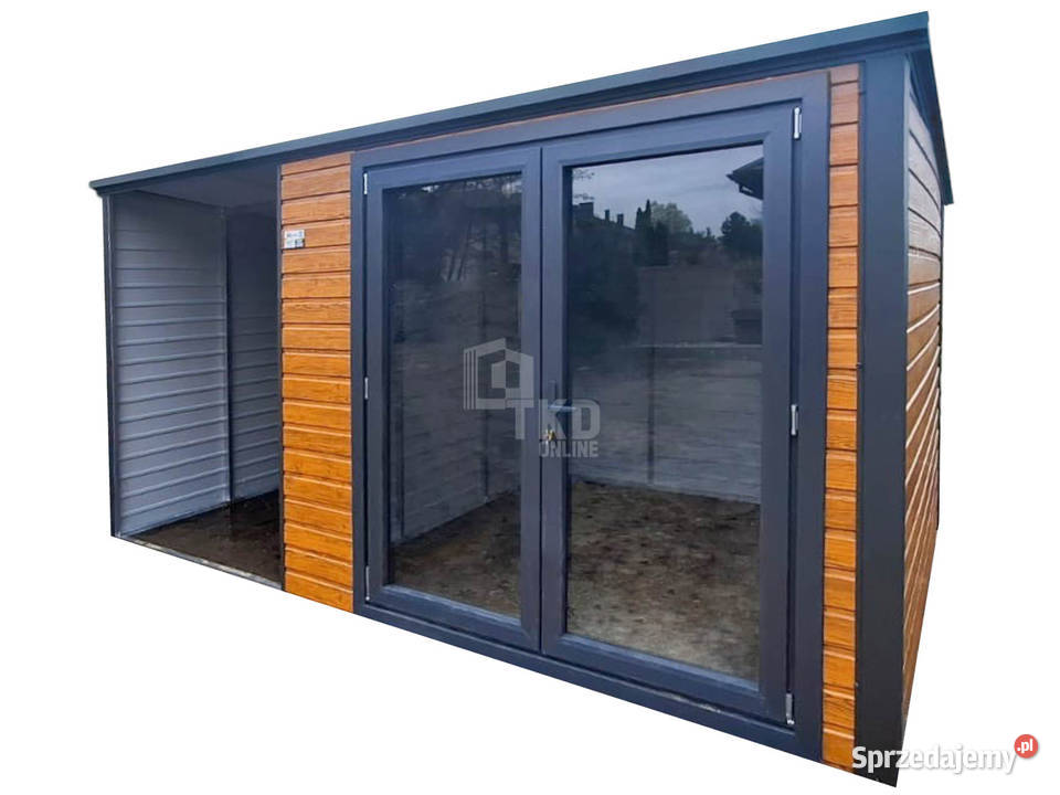 Schowek Domek Ogrodowy 25x25m wiata 15m drzwi Miastko