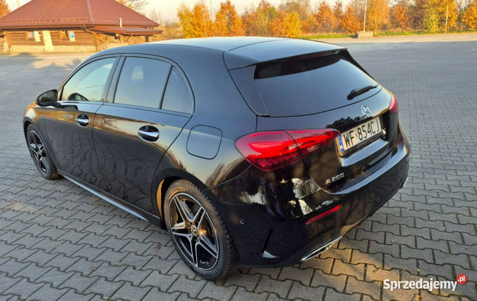 Mercedes A 200 Salon Pakiet AMG Line Przebieg lakier metallic
