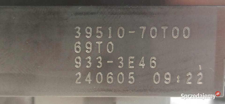 SUZUKI SWIFT VII MK9 PANEL KLIMATYZACJI