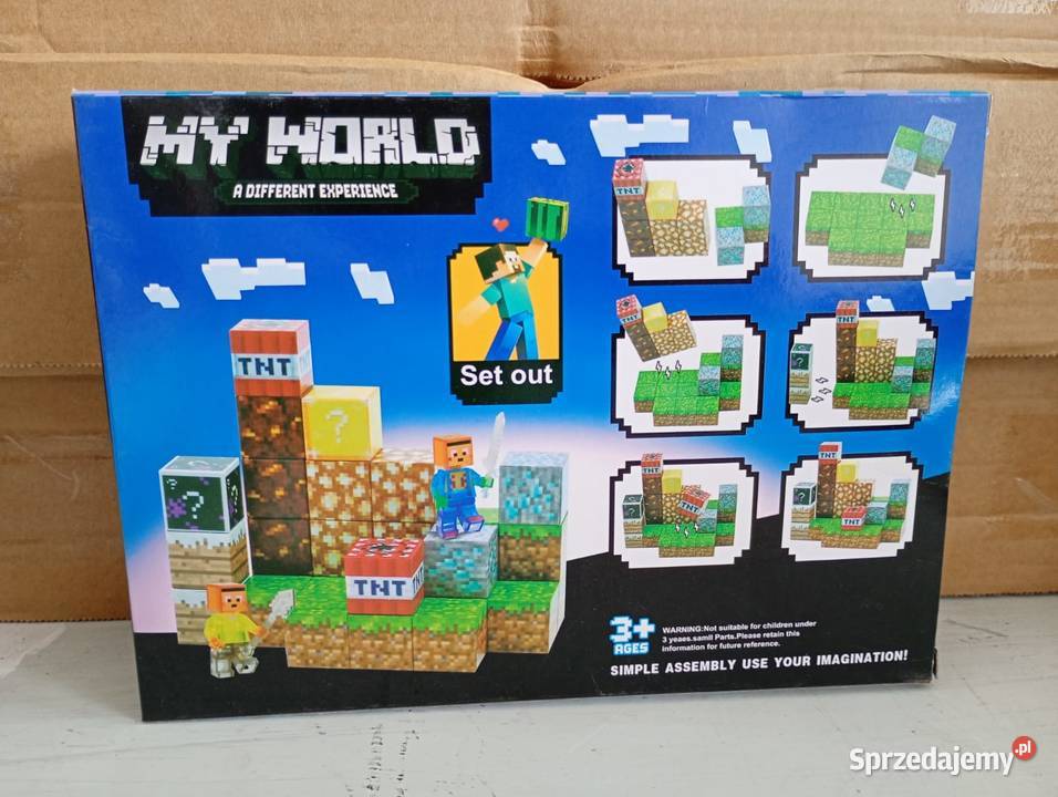 Zestaw Konstrukcyjny My World 50 Elementów Biała Podlaska
