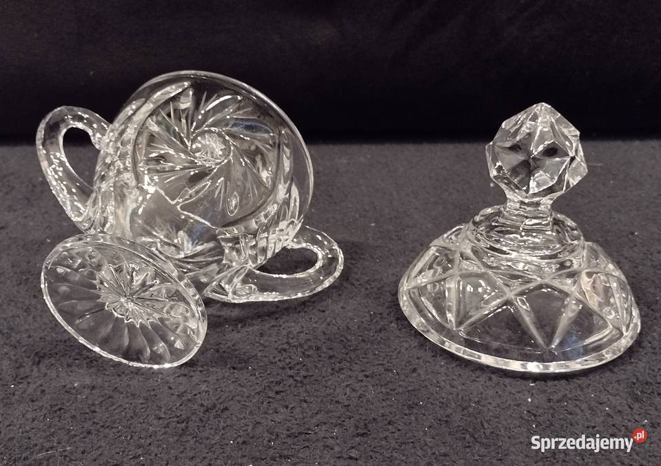 Cukiernica misabomboniera kryształ zestaw małopolskie Libiąż