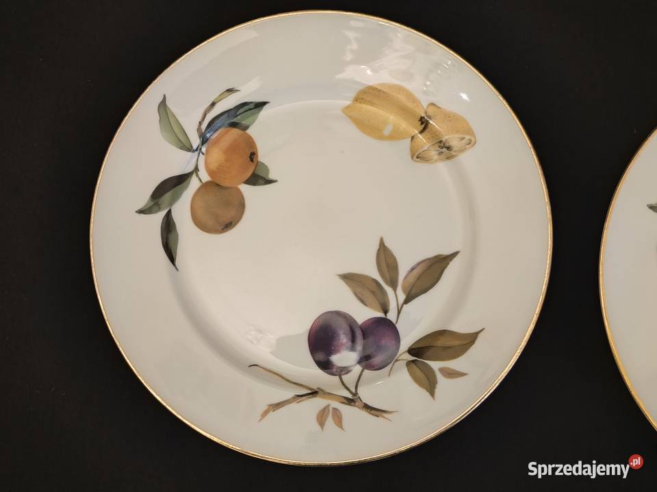 Talerz obiadowy angielski Royal Worcester Porcelana i szkło lubelskie Chełm sprzedam