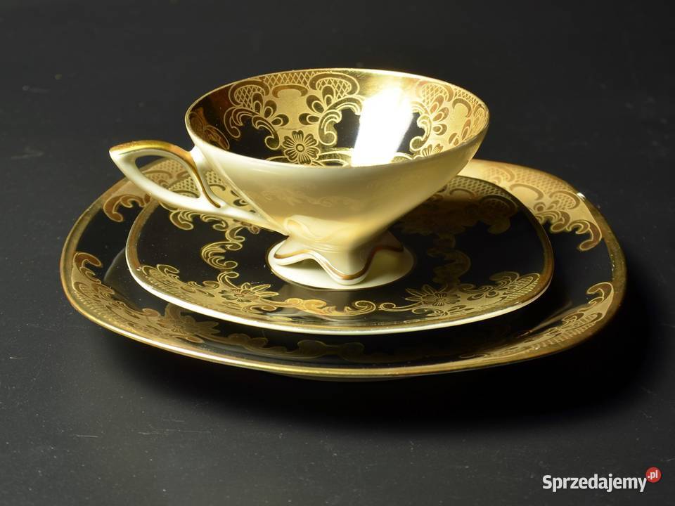 Czarne Trio w Stylu Art Deco Rudolf Wachter Legnica sprzedam