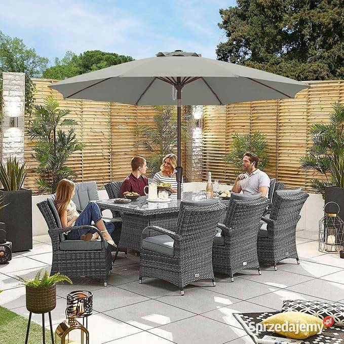 Parasol ogrodowy ABCCANOPY beżowy 230 x 245