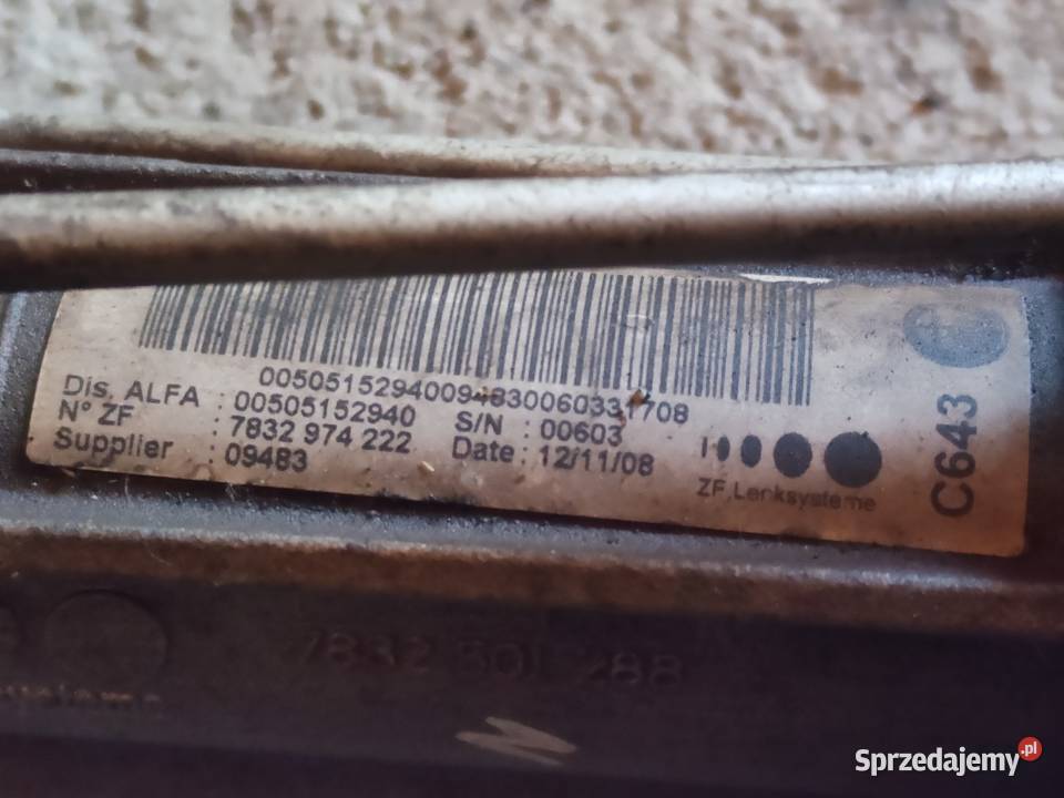 Alfa 159 24 jtdm przekładnia kierownicza Motoryzacja Przedecz