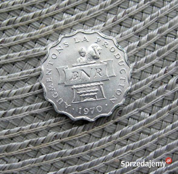 Rwanda 2 Franki 1970r FAO Ładna Kalisz