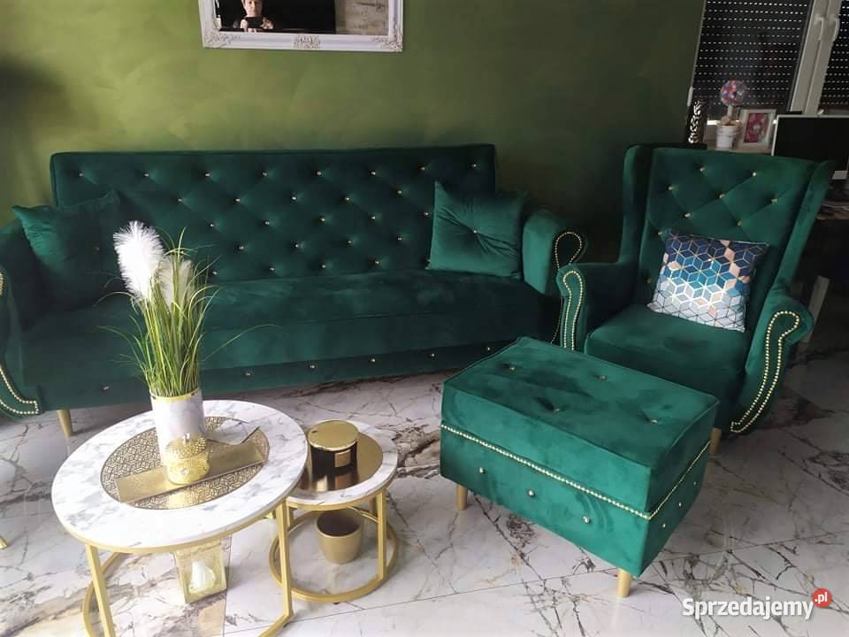 RATY łóżko Glamour sofa chesterfield rozkładana Świdnica