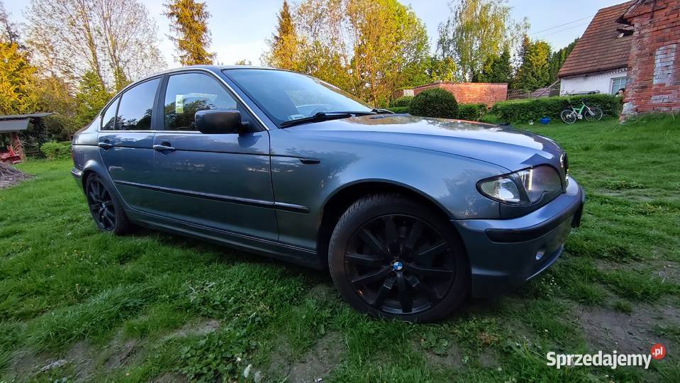 BMW E46 sedan 25i 192 alu 17 sporty czarny sufit 192KM Wołów