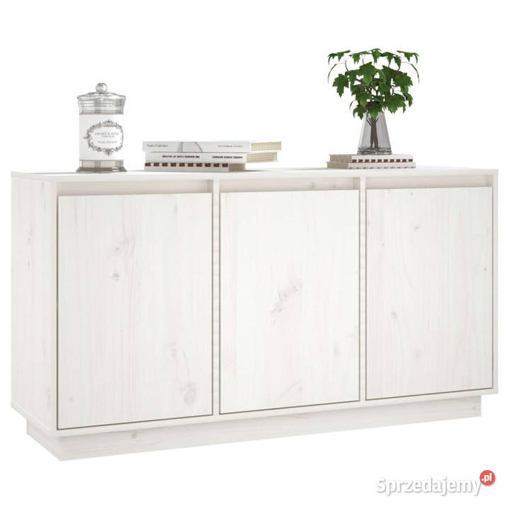 Szafka biała 111x34x60 lite drewno sosnowe Warszawa
