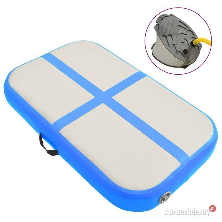 vidaXL Mata gimnastyczna z pompką 60x100x20 PVC Warszawa