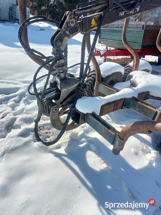 Przyczepa leśna zrywkowa 9 ton Łagów sprzedam