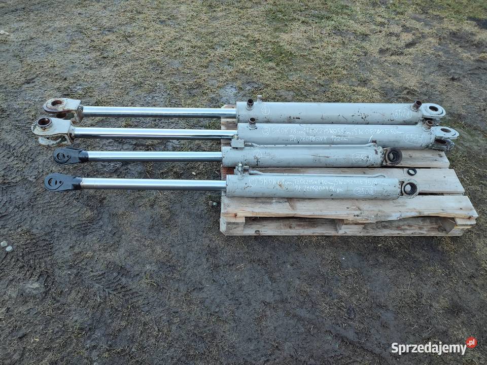 Siłownik hydrauliczny dwustronny sów 61 łuparka Sędziszów