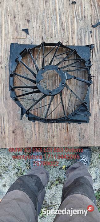 BMW X3 E83 LCI E83 Osłona wentylatora Siechnice