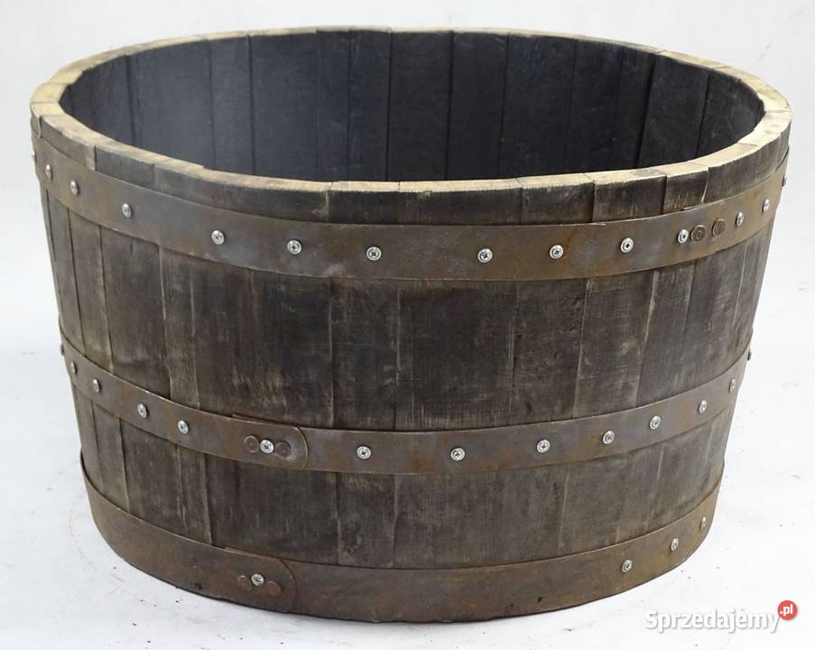Donica z beczki dębowej whisky z uchwytami pomorskie Gdańsk sprzedam