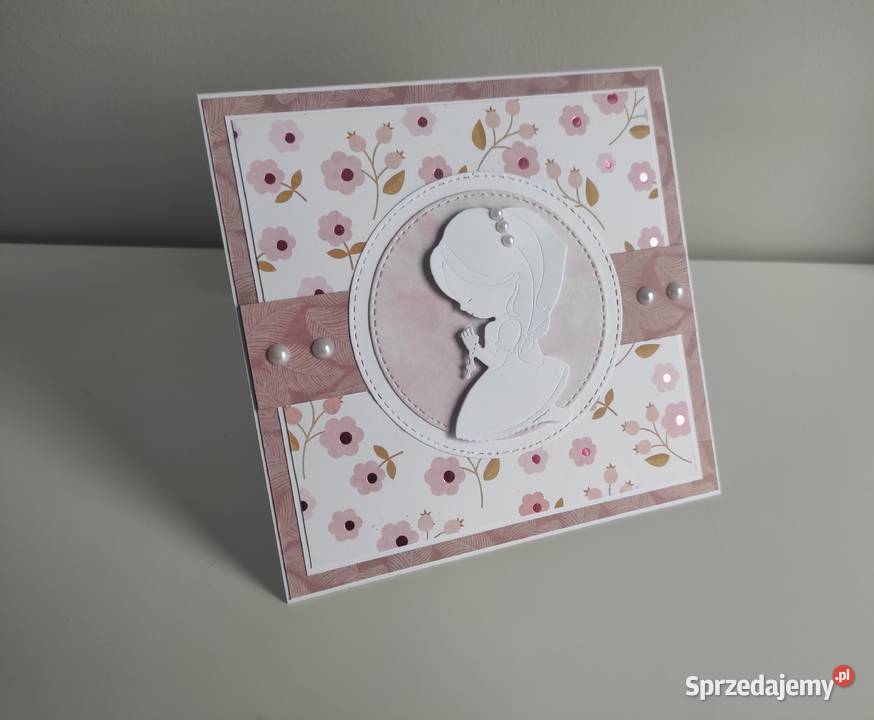 Kartka ręcznie z okazji Pierwszej Komunii łódzkie Łódź