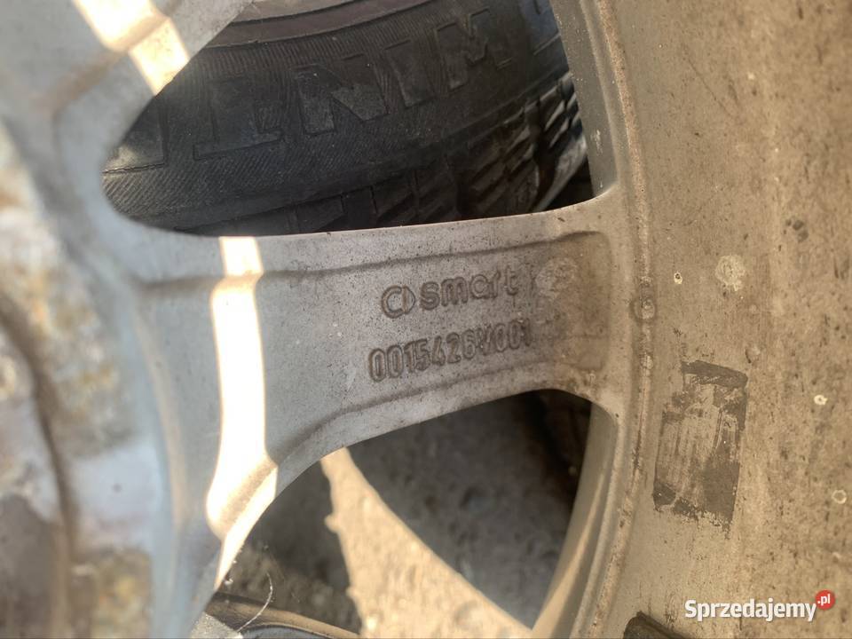 Koła 3x112 felgi aluminiowe 15 smart fortwo w450 Szczecin