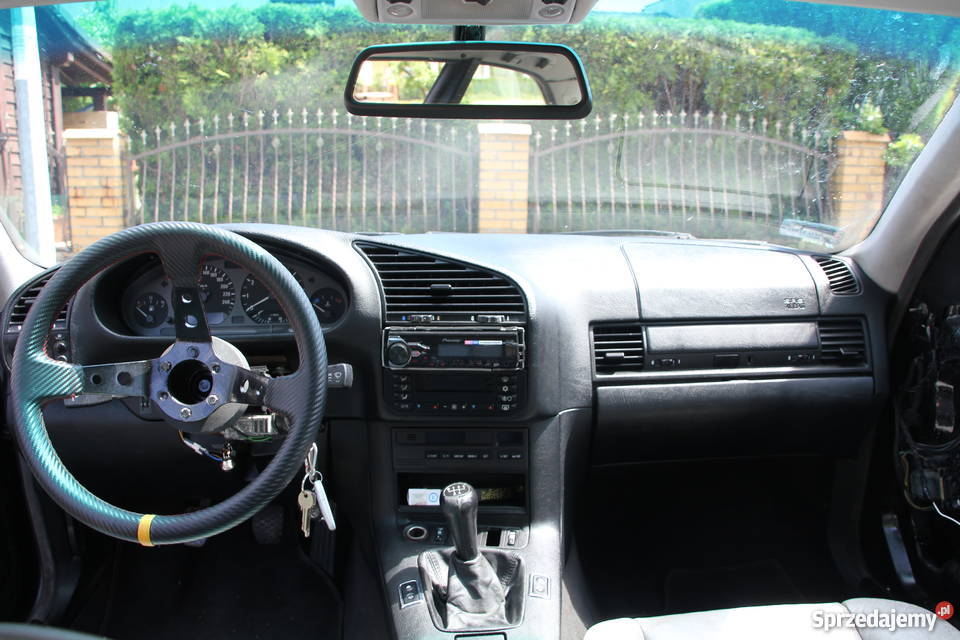BMW e36 coupe 25l 170 czarny Zgorzelec sprzedam