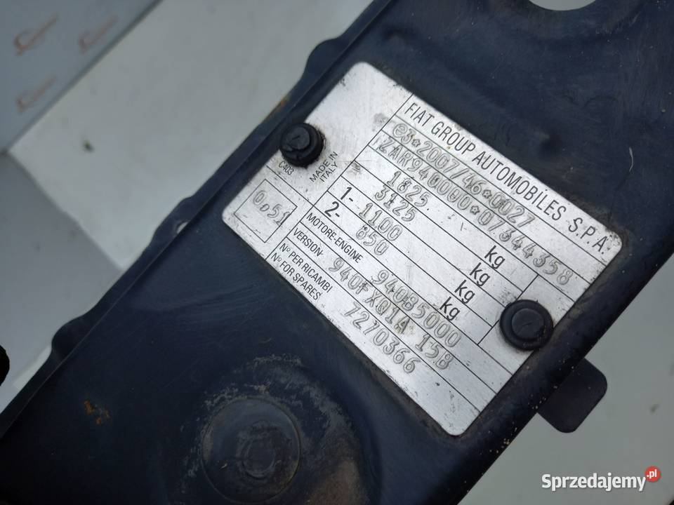 GIULIETTA LIFT 14r pas przedni wzmocnienie osobowe Kielce