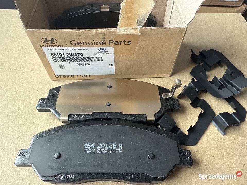 Oryginalny zestaw przednich klocków hamulcowych Oborniki