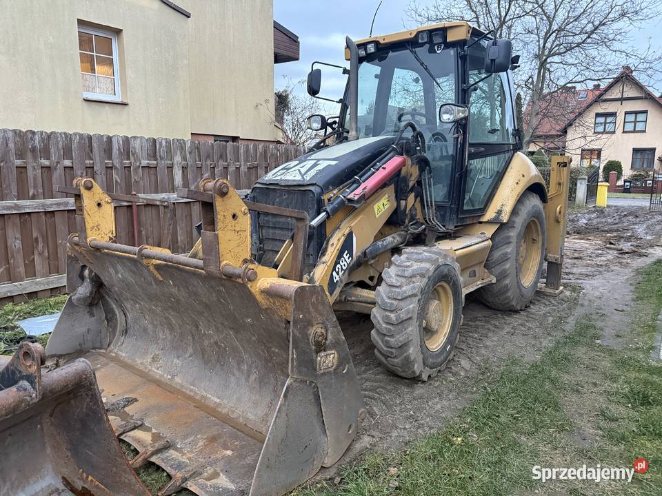 KoparkoŁadowarka CAT 428 E z 2007r 3 łyżki jcb Złoczew