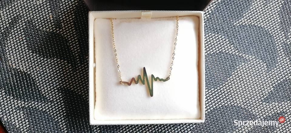 nowy pozłacany naszyjnik celebrytka puls życia Bielsko-Biała