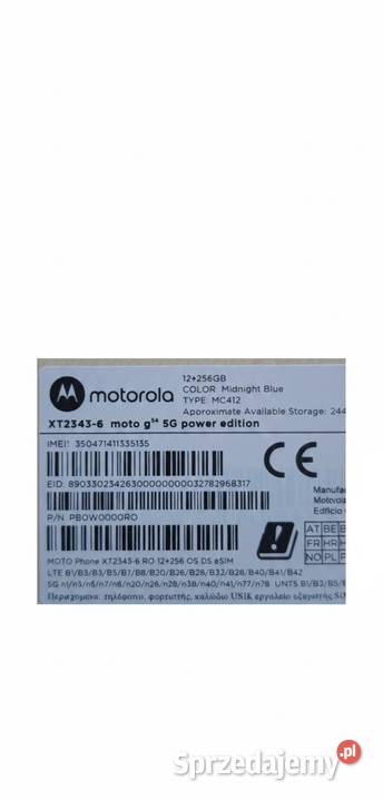Motorola Moto 5G 54 256gb łódzkie Ozorków