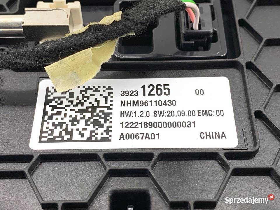 WYŚWIETLACZ OPEL CORSA F 39231265 EKRAN MONITOR