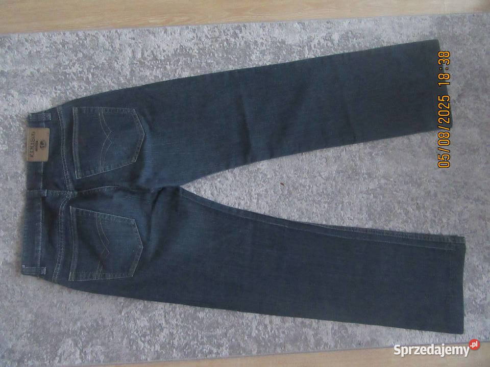 Eleganckie Jeanowe spodnie męskie Rumia