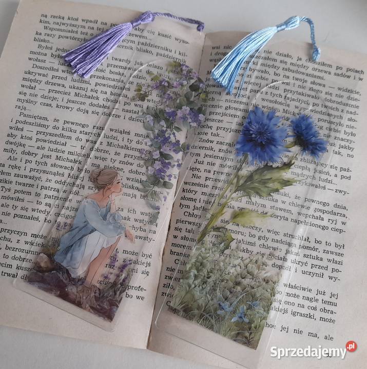 Zakładka do Książki Zakładki 2 sztuki Hand Made pomorskie Rotmanka