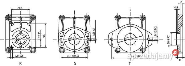 Kołnierz pompy SAEA GBF309DSS małopolskie Kamionna