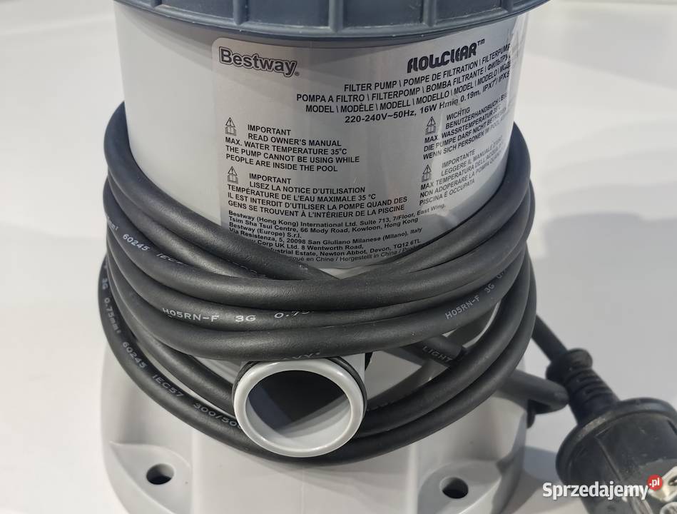 Pompa do basenu Bestway Flowclear 16 w 1249lh Inczew