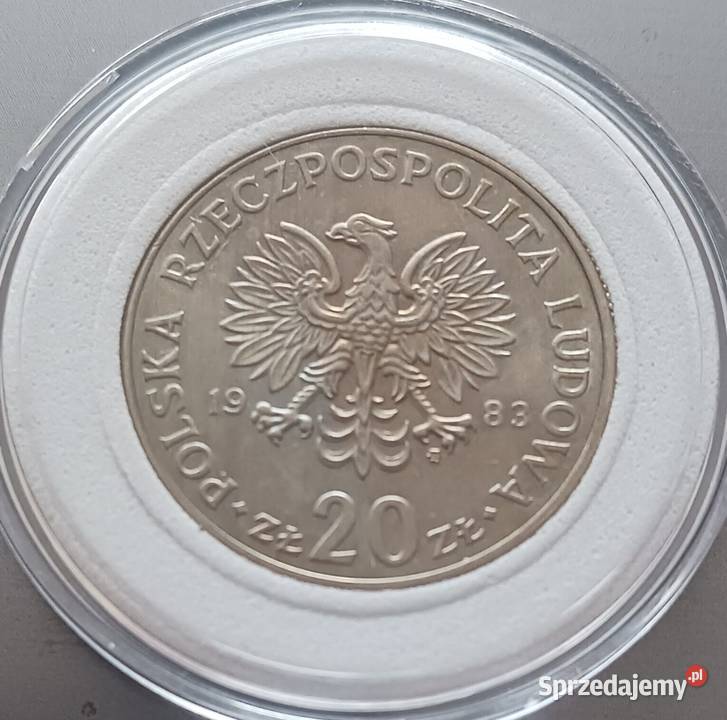 20 Marceli Nowotko 1983 r 1 mennicze najniższy Konin