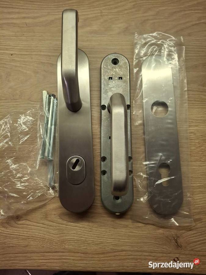 Klamka drzwiowa 52A1200 KLKL stal szlachetna Leńcze