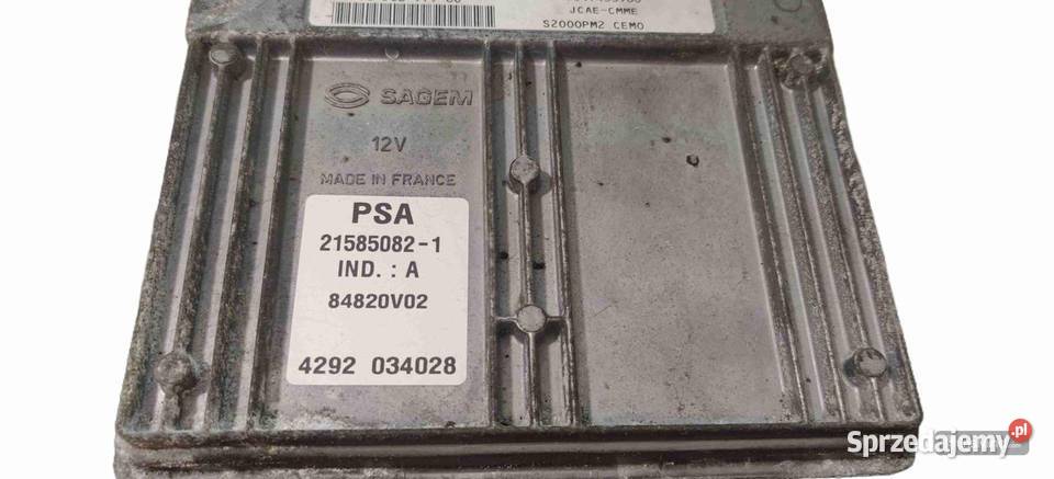 STEROWNIK SILNIKA KOMPUTER ECU CITROEN C3 2003