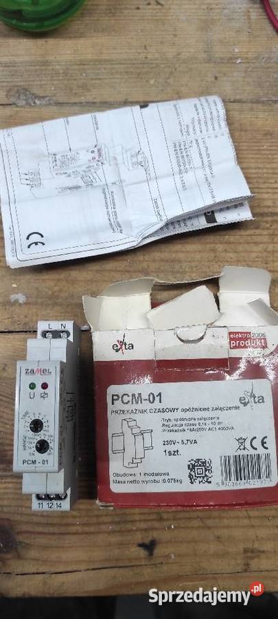 Przekaźnik czasowy 230V AC PCM01 exta Zamel Mielec