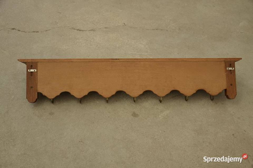 wieszak dębowy ścienny 131 Poddębice