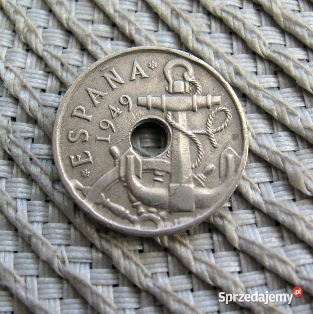 Hiszpania 50 Centymów 1949r wielkopolskie Kalisz sprzedam