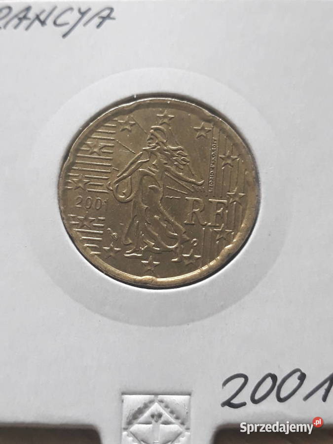 20 Eurocentów Francja 1999 r 2001 r 2008 r