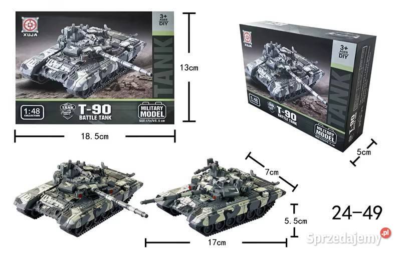Model czołgu do złożenia T90 Milanówek