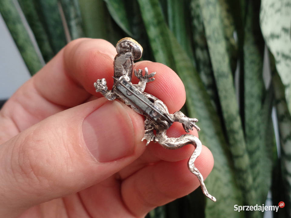 stara broszka z platyny