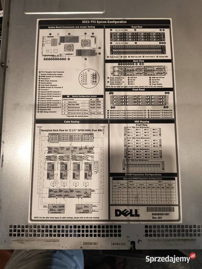 Dell 4x serwery 2x CPU Kraków
