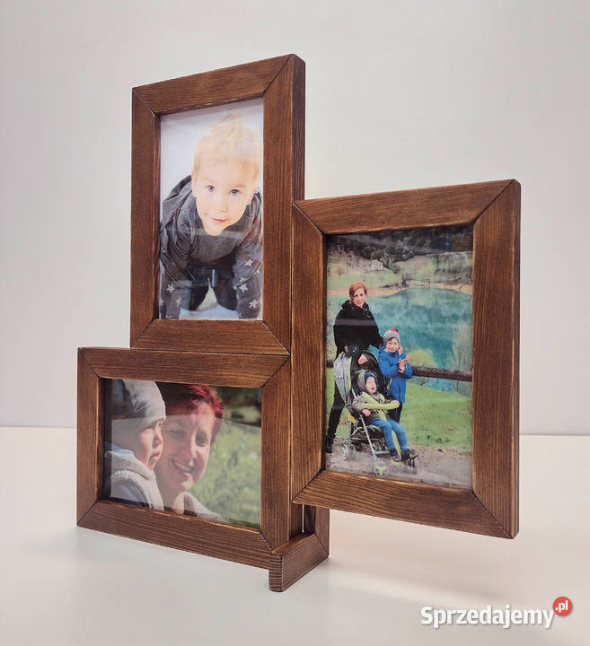 Ramka Na Zdjęcia 10x15 DREWNO Napis Kochanej Łódź